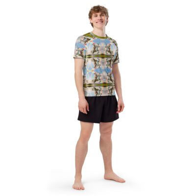 Lucky’s Magic Unicorn Pride Ride to Santa – All-Over Print Men’s Rash Guard