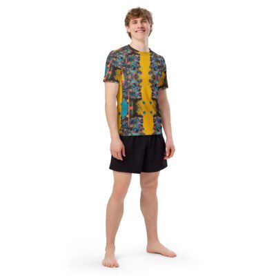 Cyber Oracle’s Echo – All-Over Print Men’s Rash Guard