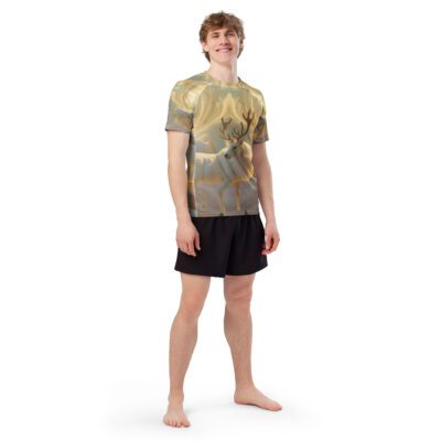 Ascent of the Sunlit Stag – Dawnbound Edition (Men’s Rash Guard)