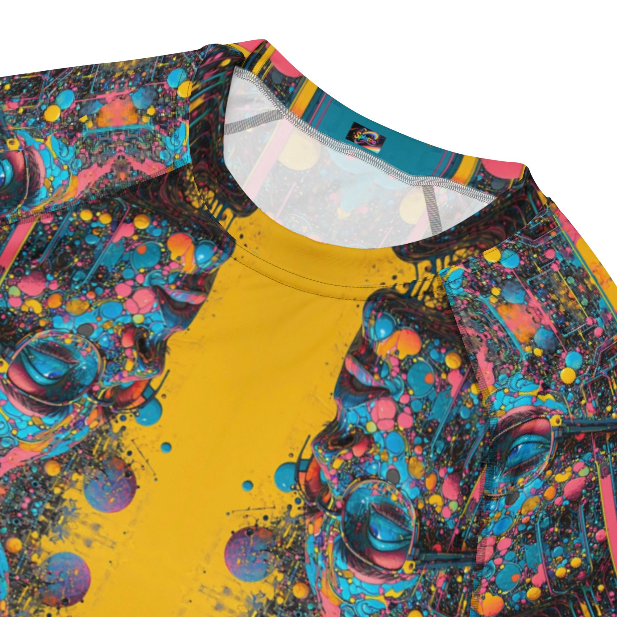 Cyber Oracle’s Echo – All-Over Print Men’s Rash Guard - Image 7