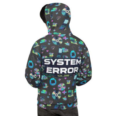 Y2K System Error All-Over Print Hoodie
