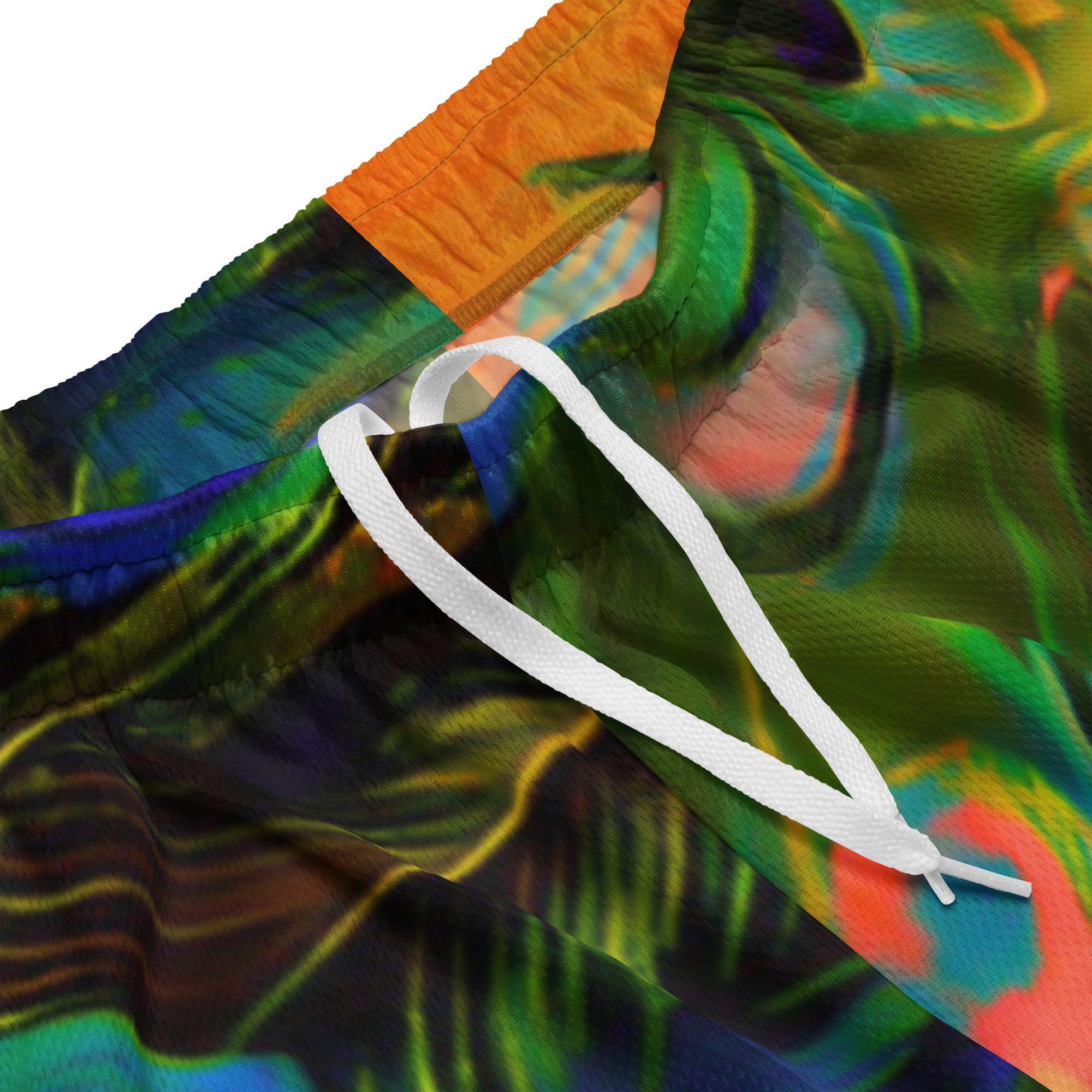 Peacock Heatwave – Unisex Mesh Shorts - Image 9