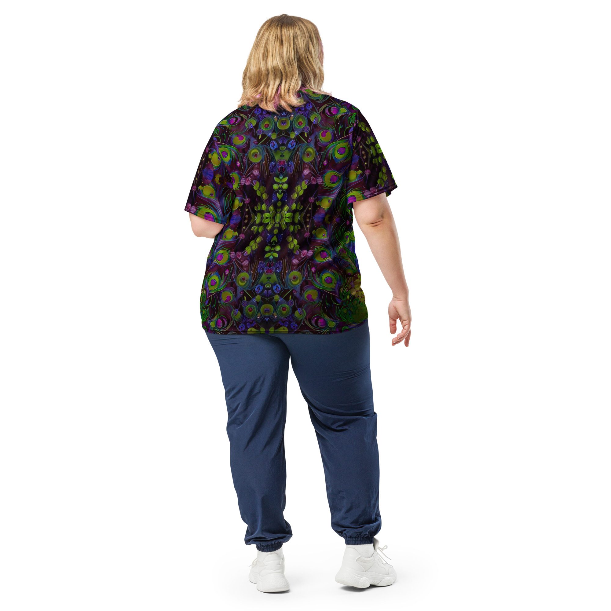 SG’s Vivid Feather Storm – Recycled Unisex Sports Jersey - Image 5