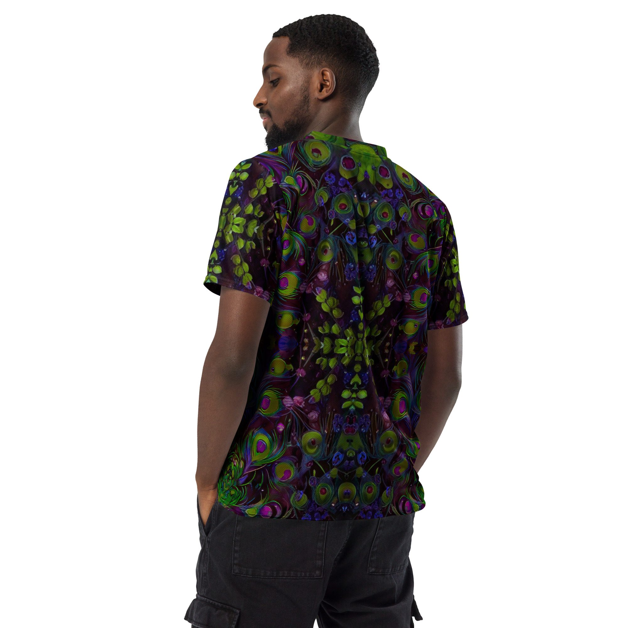 SG’s Vivid Feather Storm – Recycled Unisex Sports Jersey - Image 9