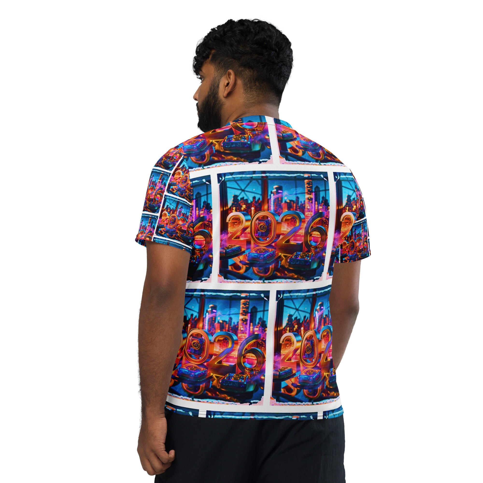 Electric City Countdown 2026 – Recycled Unisex Sports Jersey - Image 7