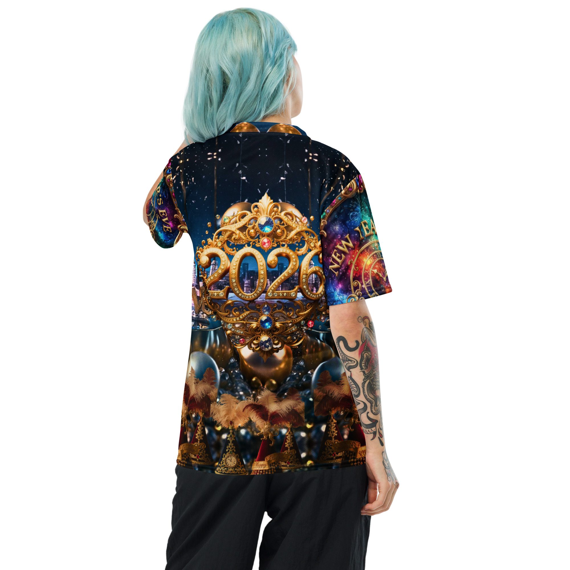 The Crowned Hour of Radiance 2026 – Recycled Unisex Sports Jersey - Image 3