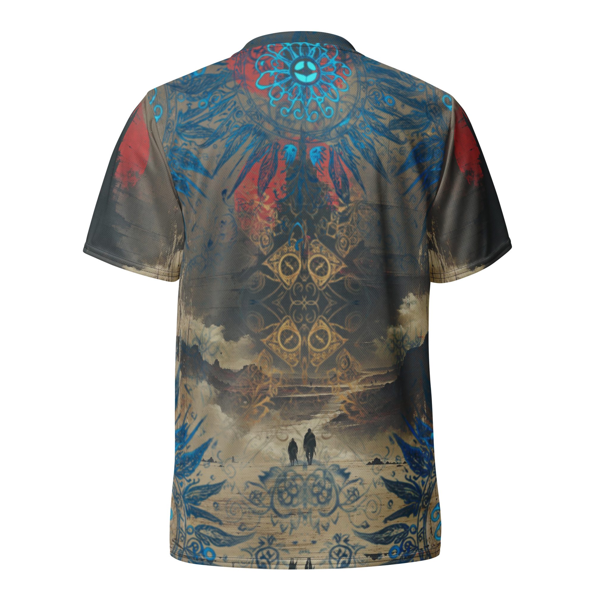 The Pilgrimage Between Worlds — Recycled Unisex Sports Jersey - Image 10