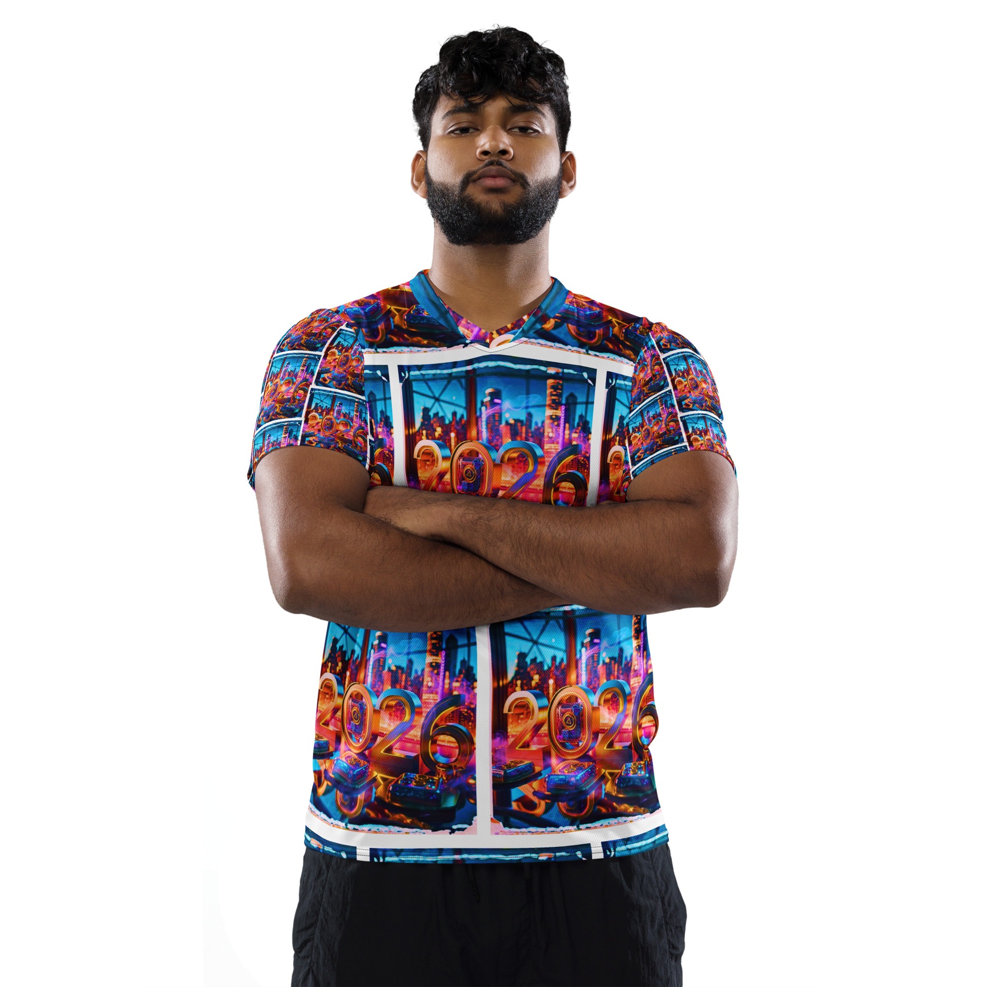 Electric City Countdown 2026 – Recycled Unisex Sports Jersey - Image 6