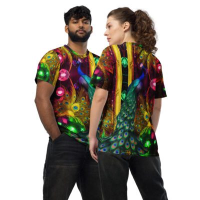 SG’s Mardi Gras Peacock Prism Royale – Recycled Unisex Sports Jersey