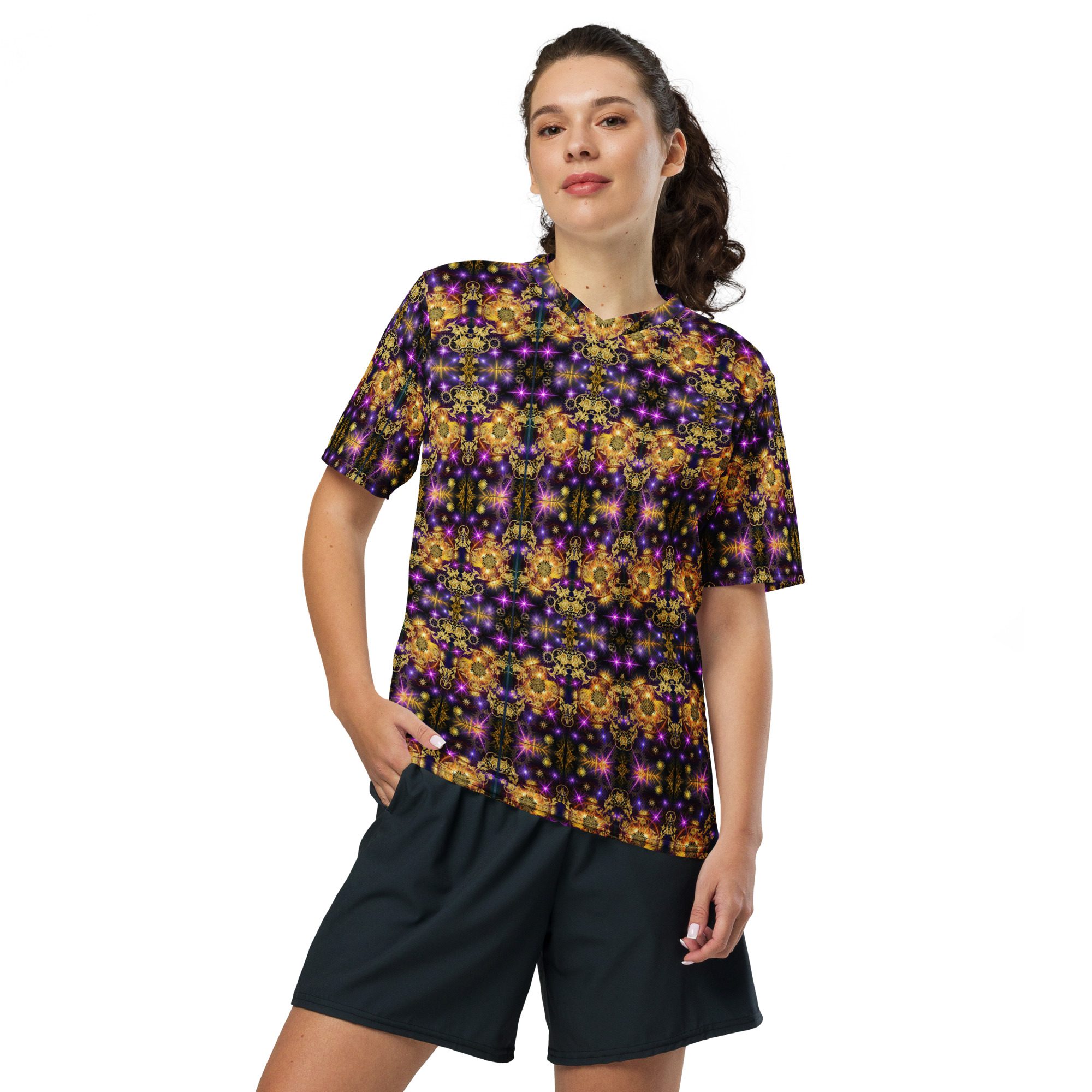 Gilded Palace of Moon and Stars – All-Over Print Recycled Unisex Sports Jersey - Image 2
