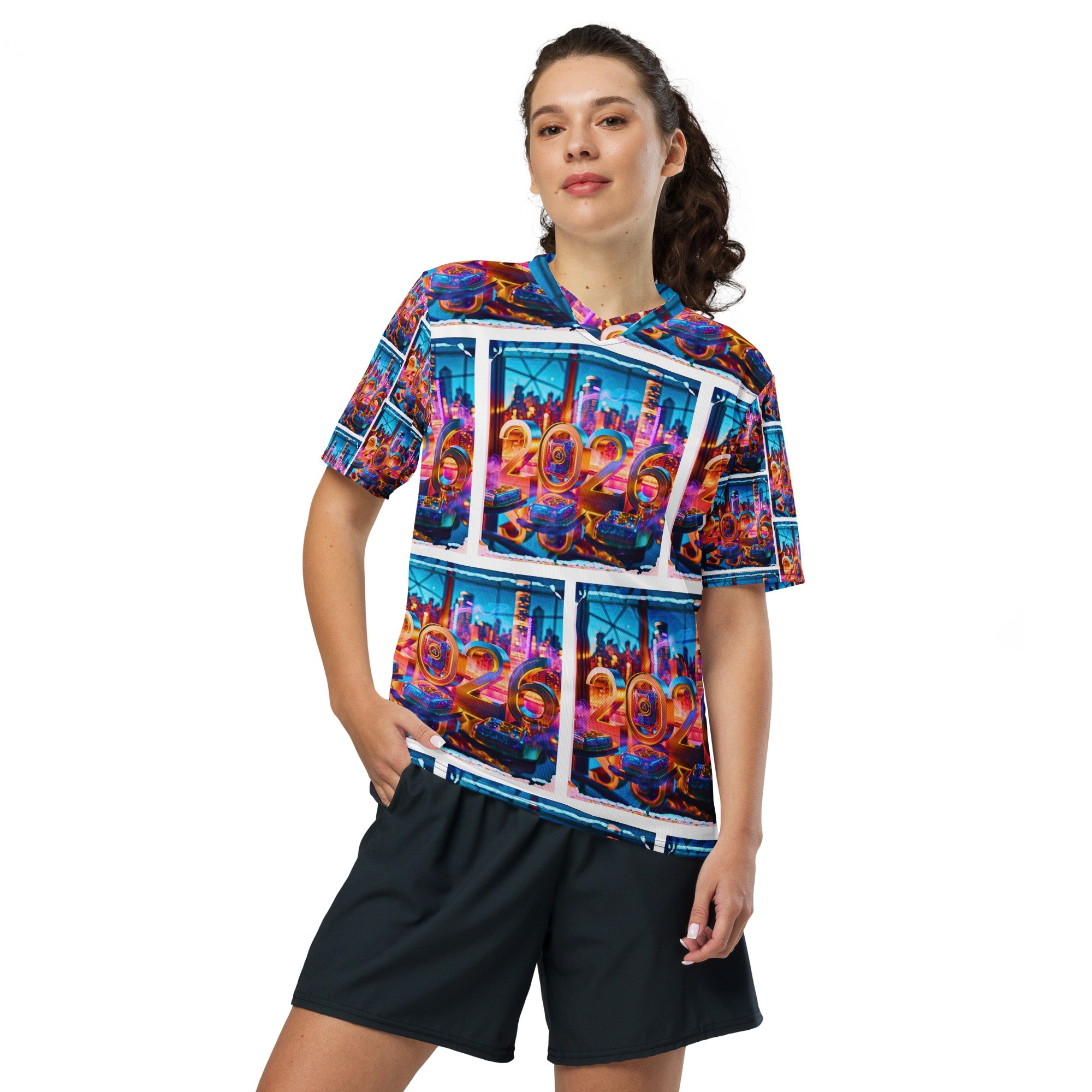 Electric City Countdown 2026 – Recycled Unisex Sports Jersey - Image 5