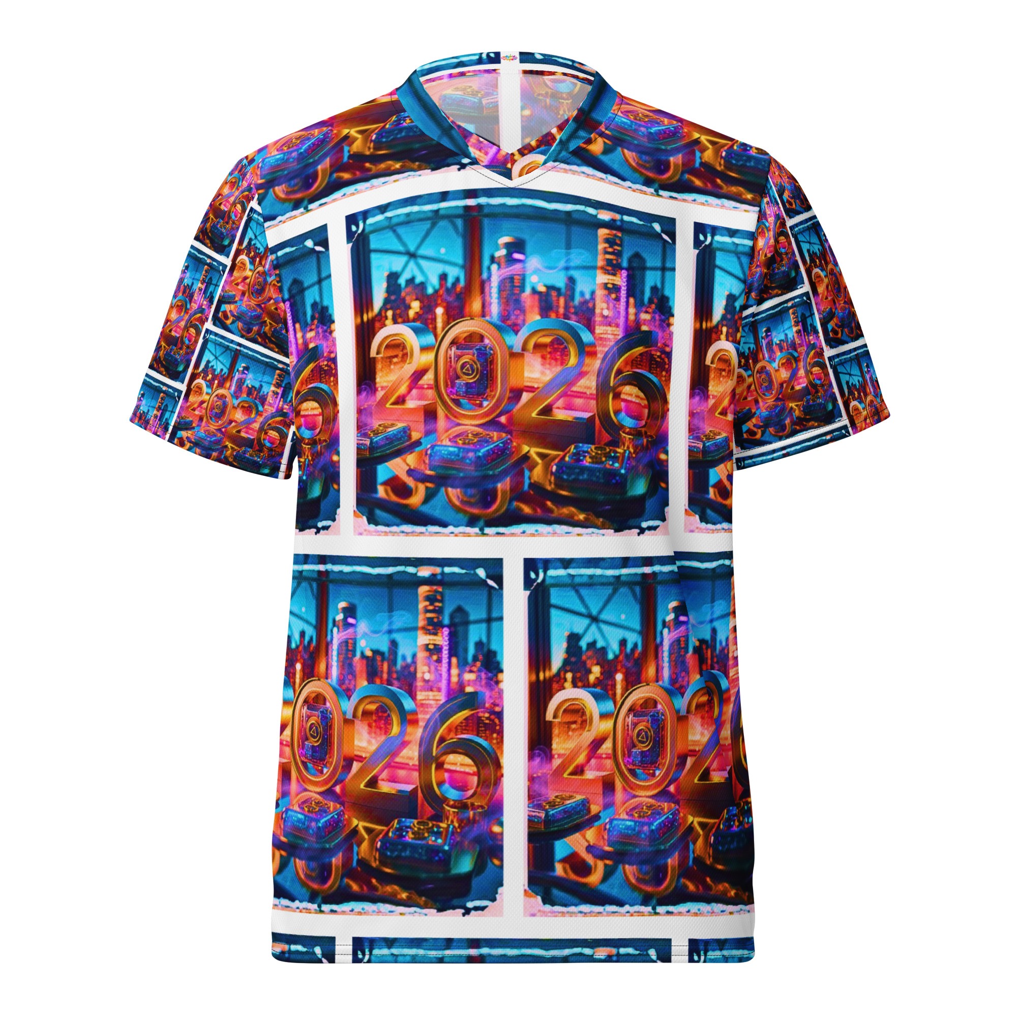 Electric City Countdown 2026 – Recycled Unisex Sports Jersey - Image 10