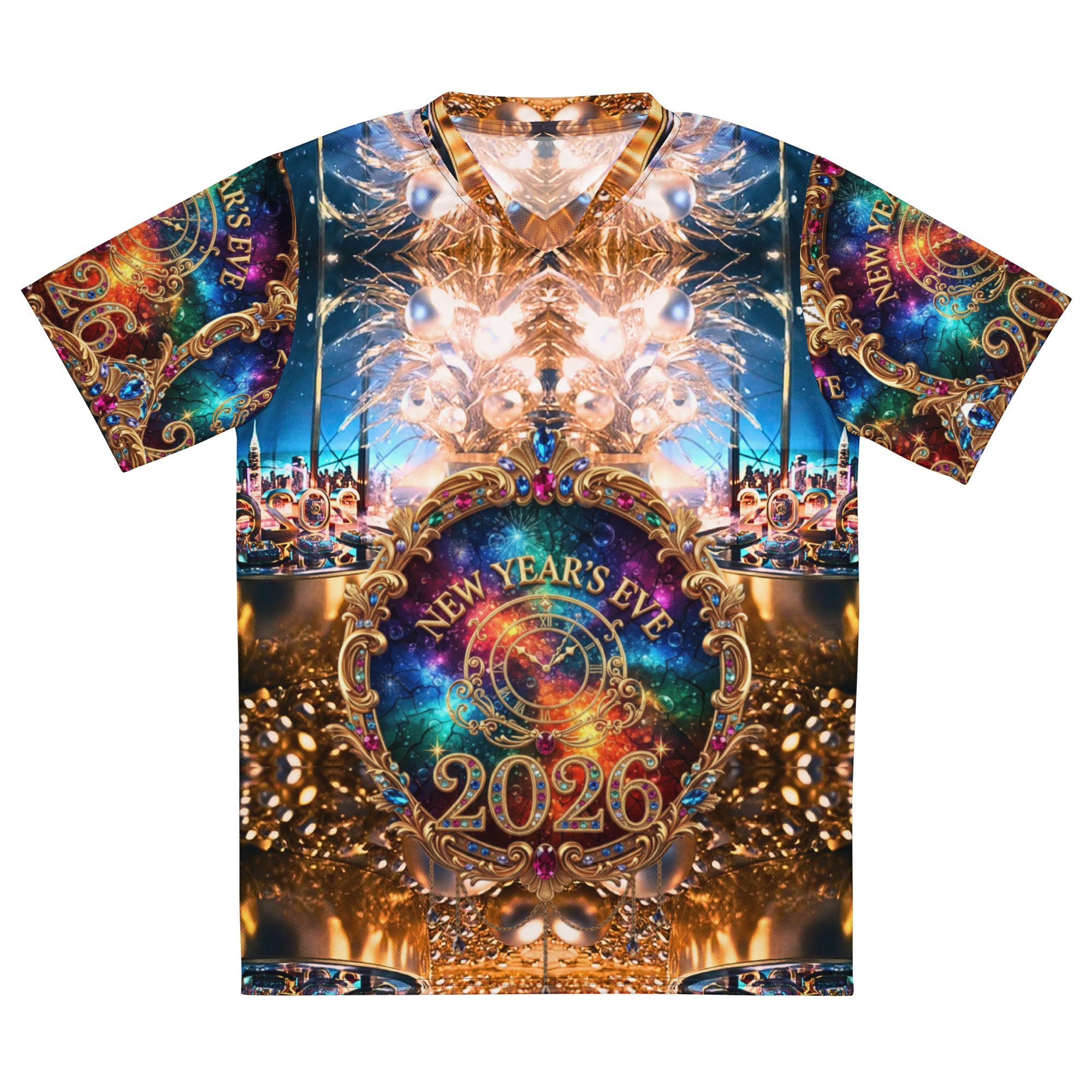 Stardust’s Radiant Midnight Crown 2026 – Recycled Unisex Sports Jersey - Image 15