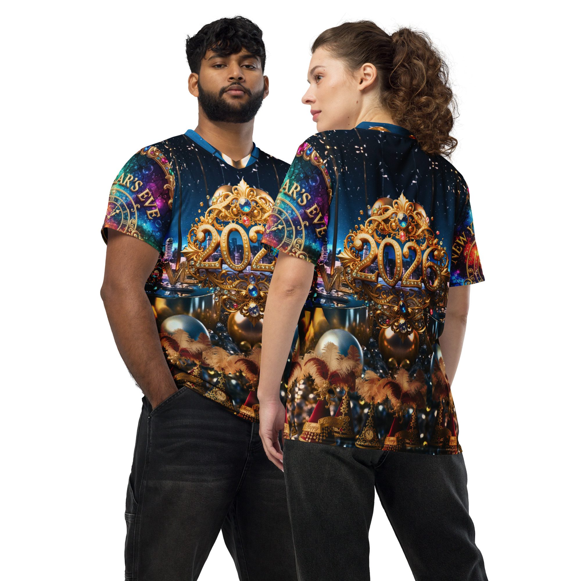 The Crowned Hour of Radiance 2026 – Recycled Unisex Sports Jersey