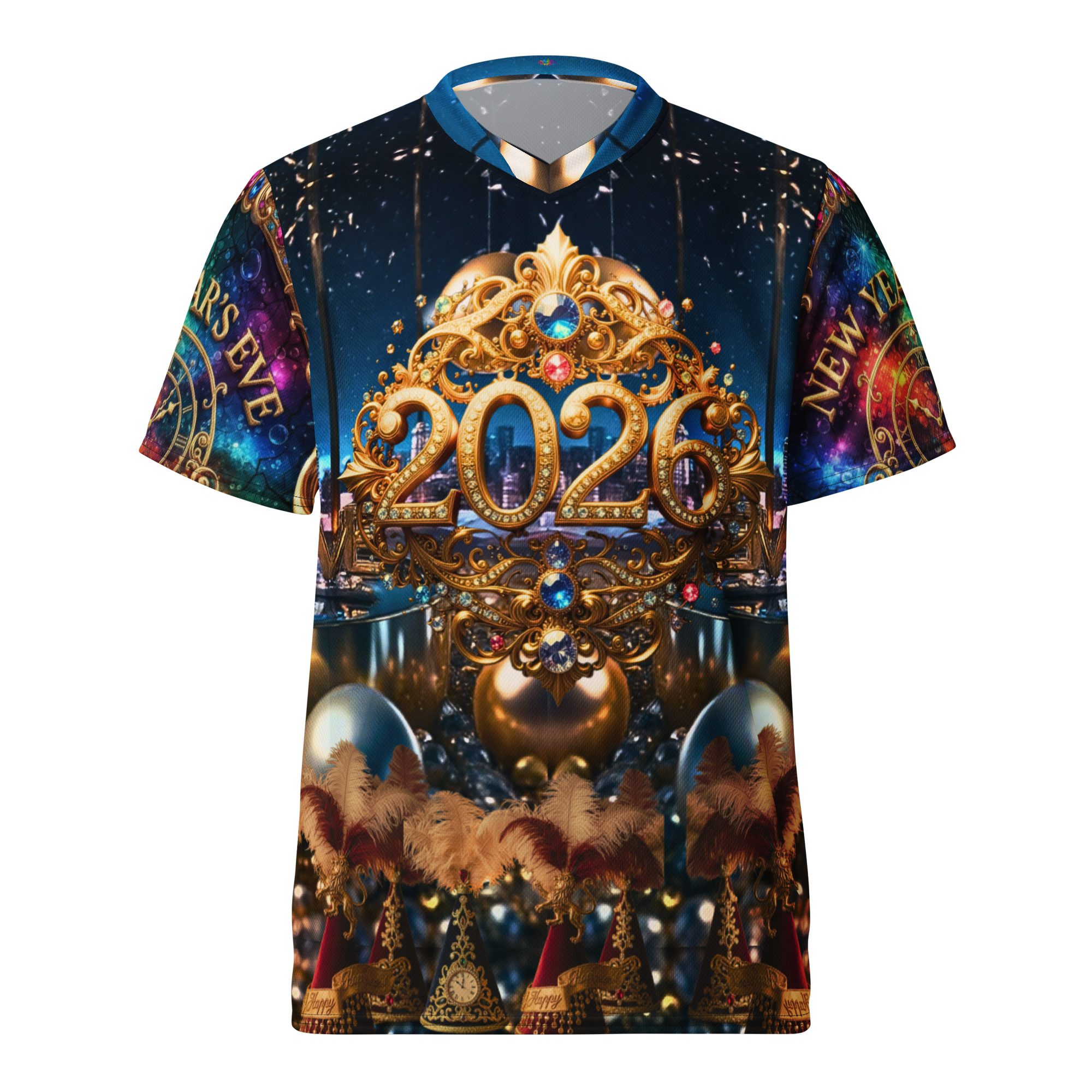 The Crowned Hour of Radiance 2026 – Recycled Unisex Sports Jersey - Image 6