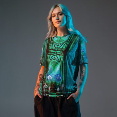 Cathedral of Emerald Remembrance Recycled Unisex Sports Jersey