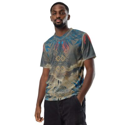 The Pilgrimage Between Worlds — Recycled Unisex Sports Jersey