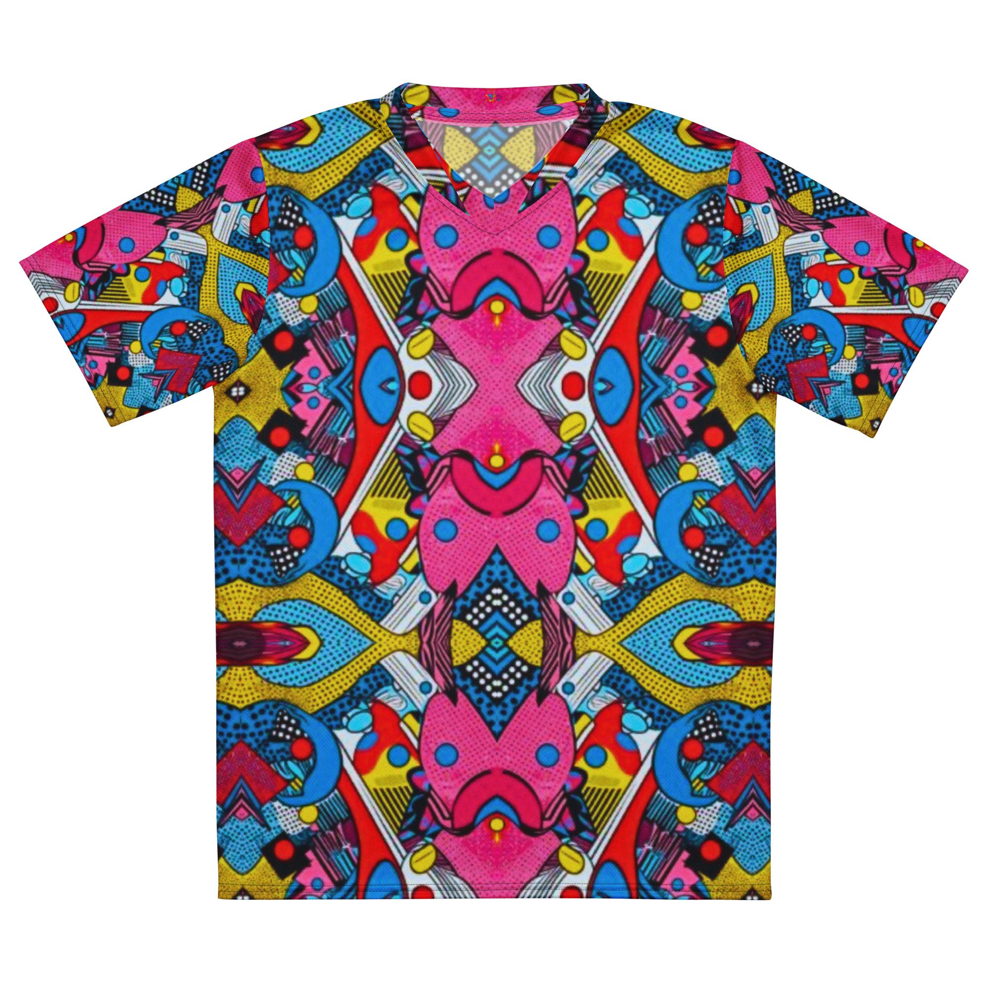 Pixel Pop Fever — All-Over Print Recycled Unisex Sports Jersey - Image 16