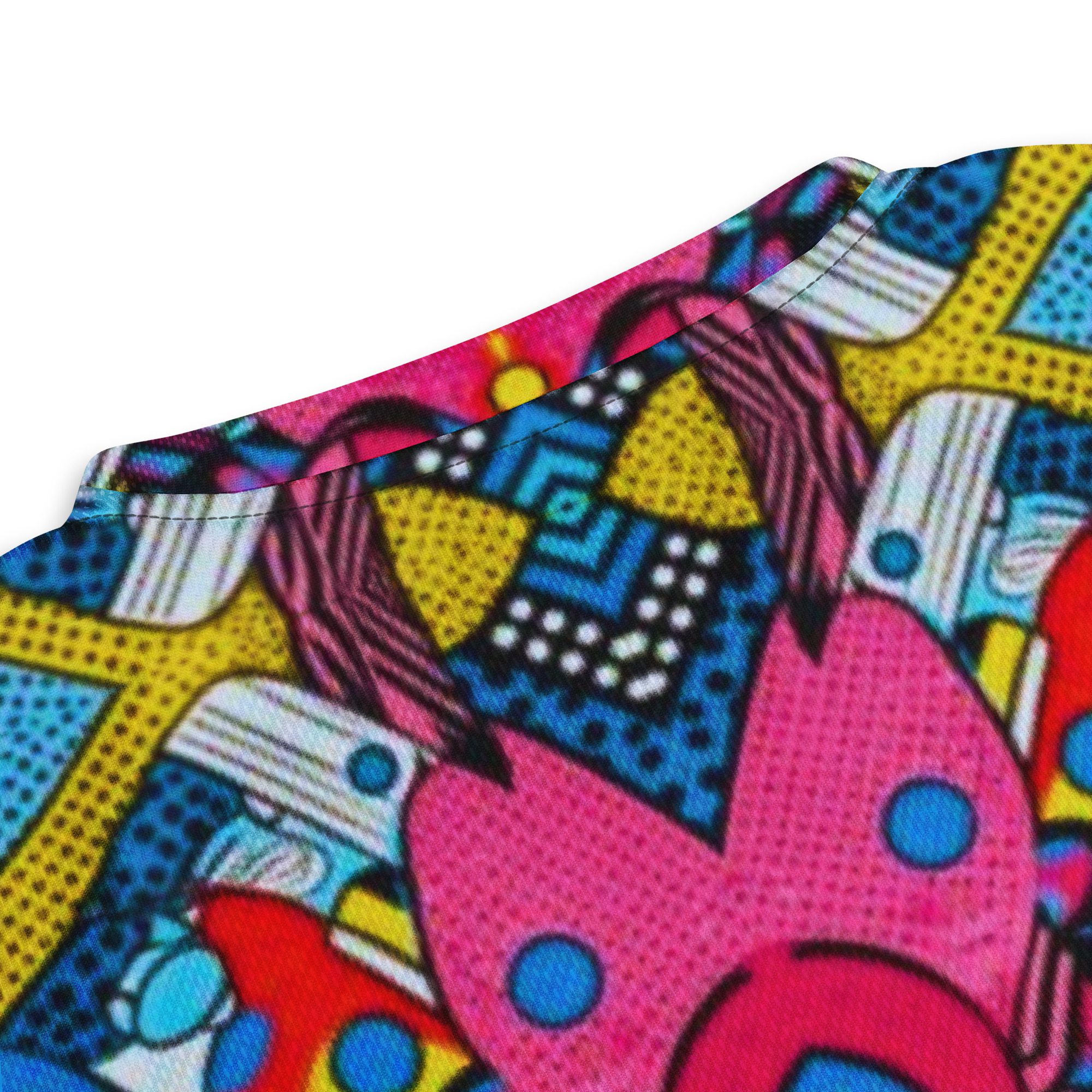 Pixel Pop Fever — All-Over Print Recycled Unisex Sports Jersey - Image 15