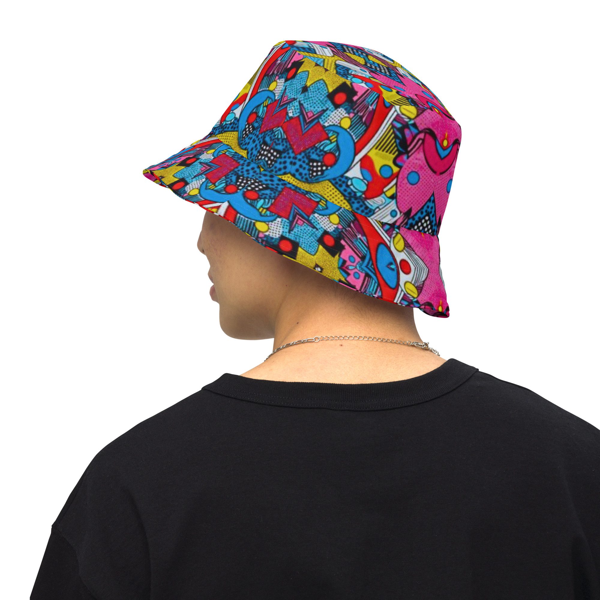 Pixel Pop Fever — Reversible Bucket Hat - Image 2