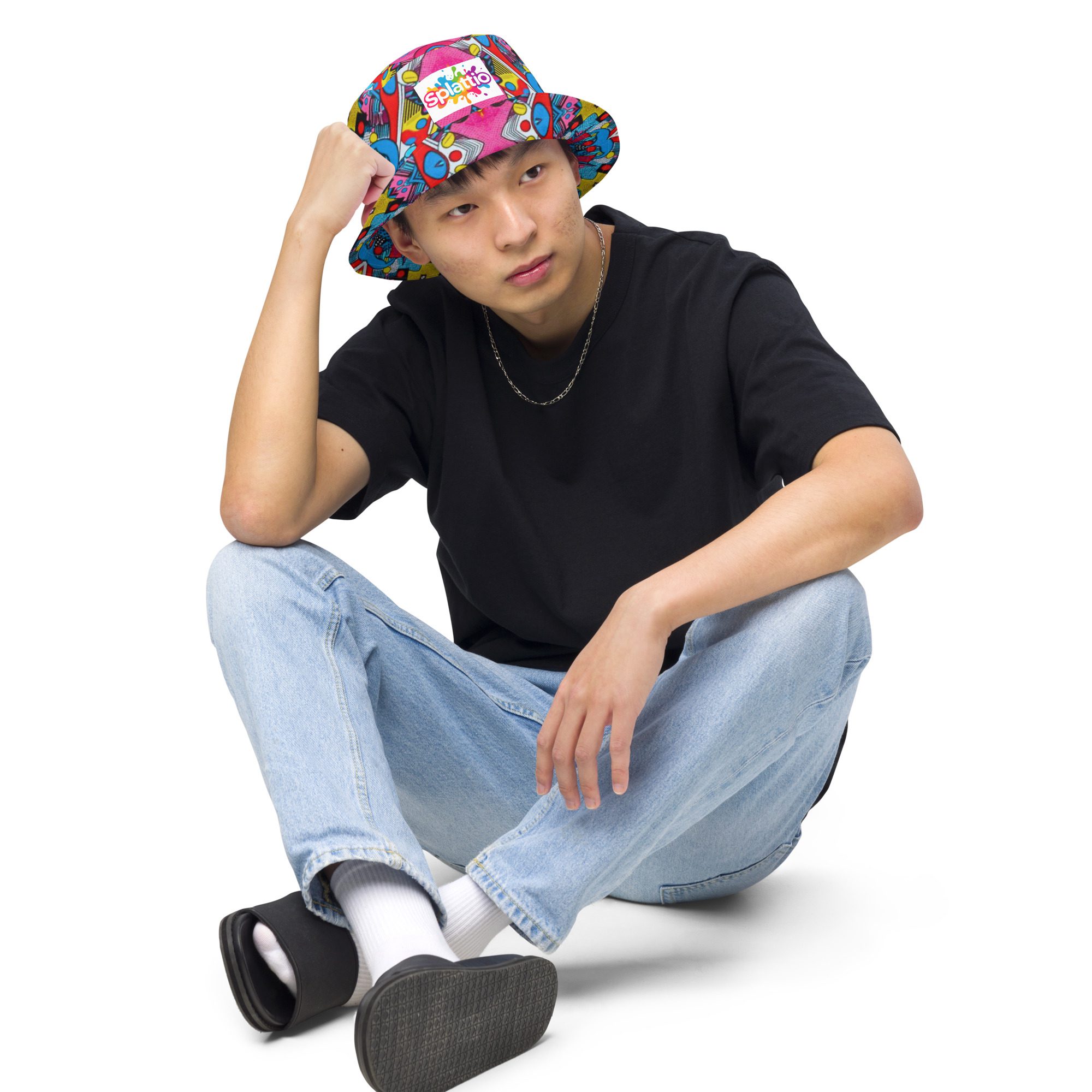 Pixel Pop Fever — Reversible Bucket Hat - Image 5