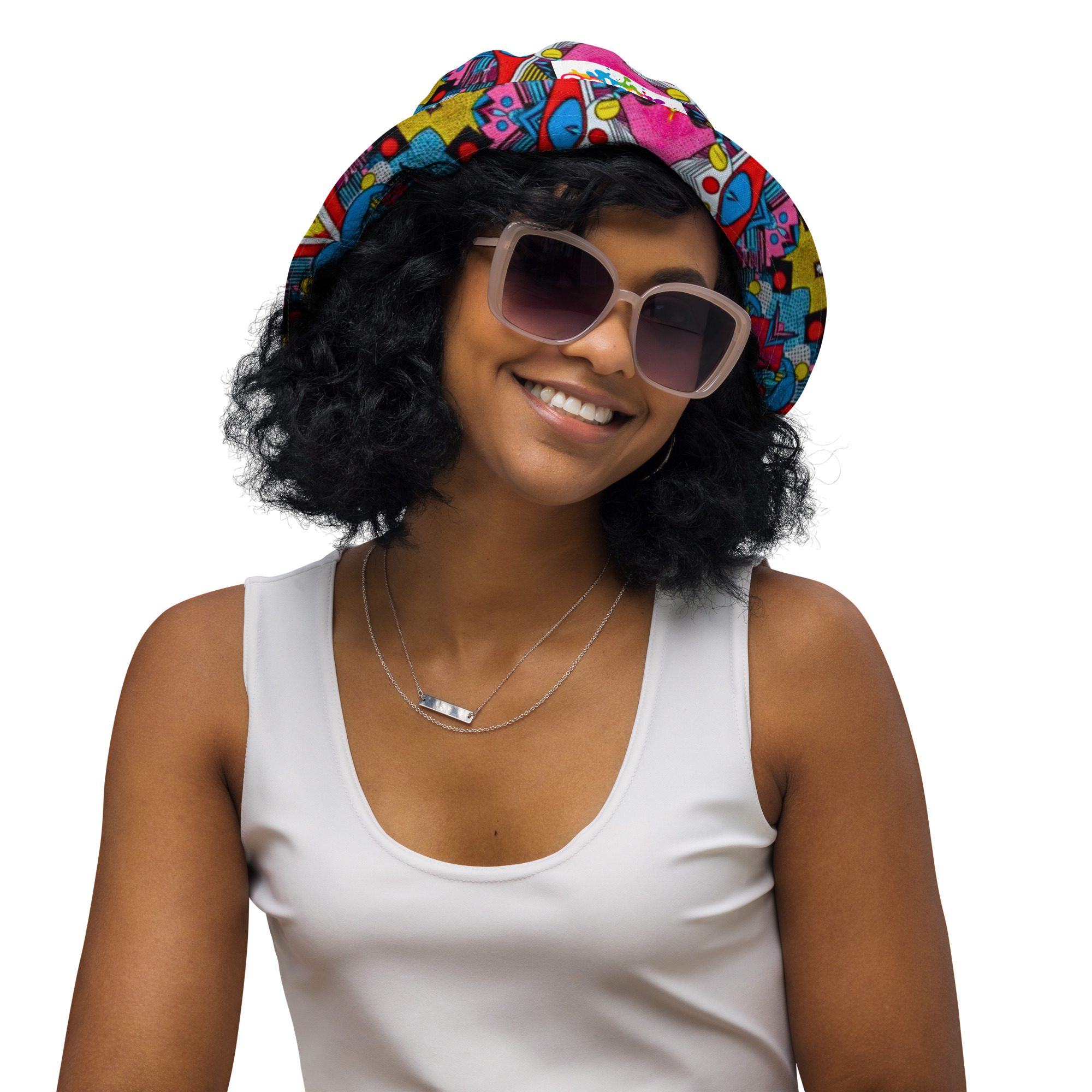 Pixel Pop Fever — Reversible Bucket Hat - Image 8