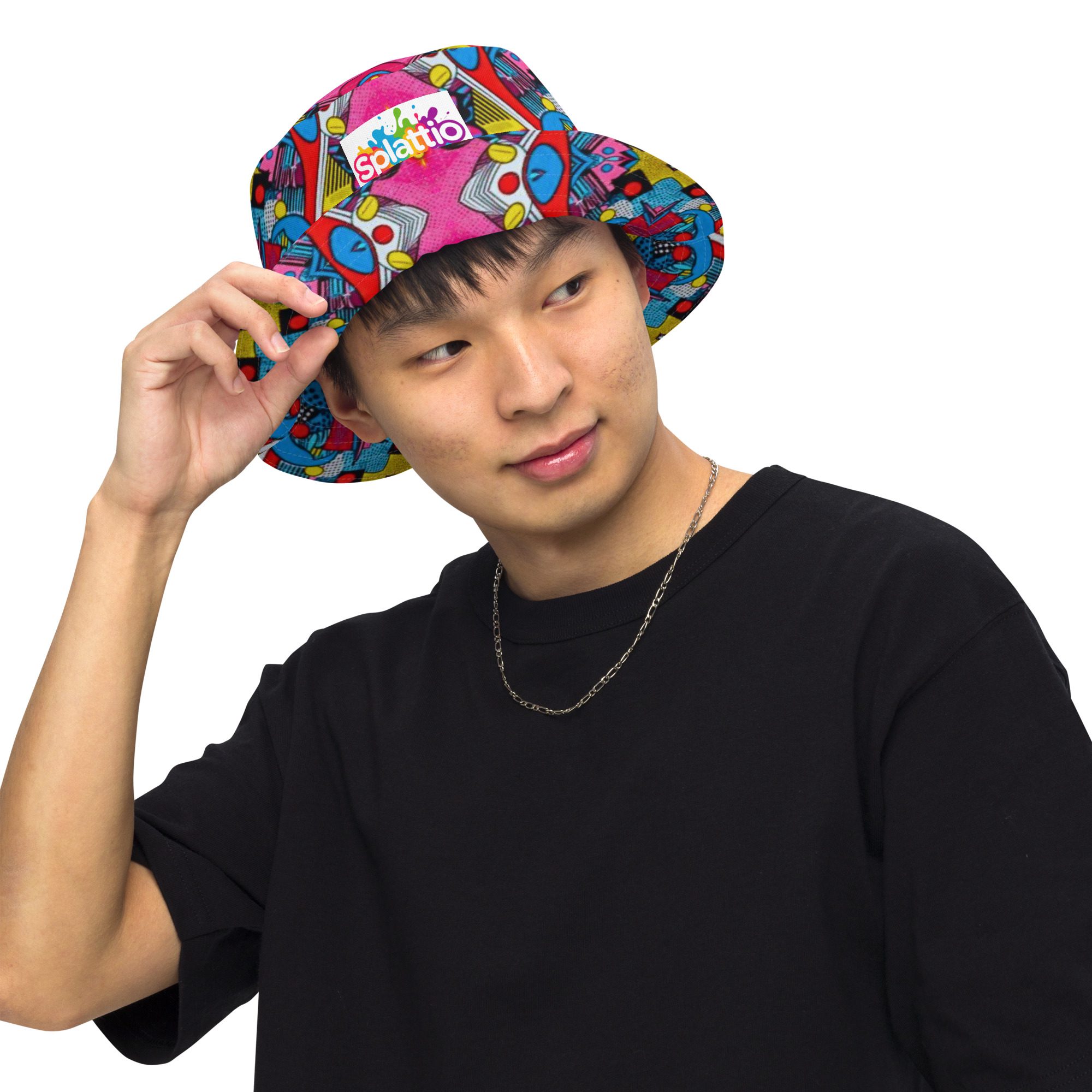 Pixel Pop Fever — Reversible Bucket Hat - Image 3