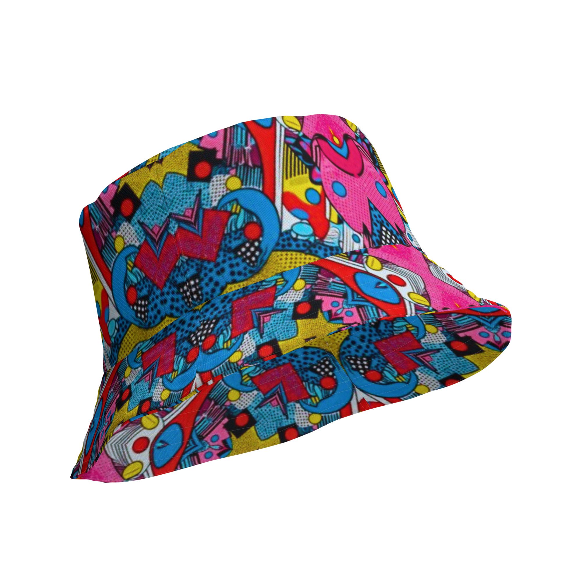 Pixel Pop Fever — Reversible Bucket Hat - Image 13
