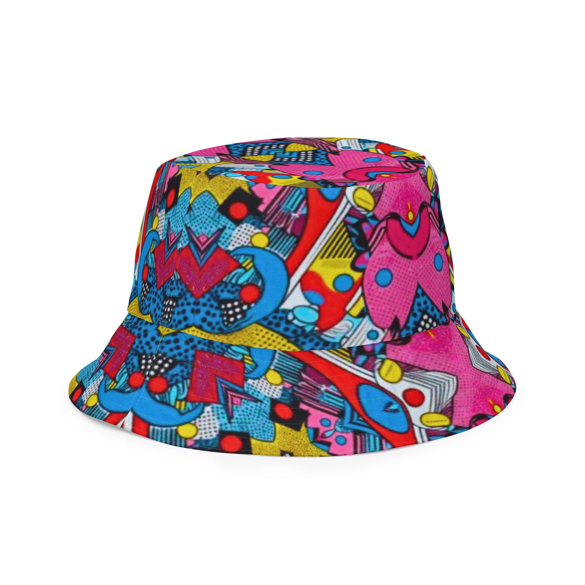 Pixel Pop Fever — Reversible Bucket Hat - Image 11