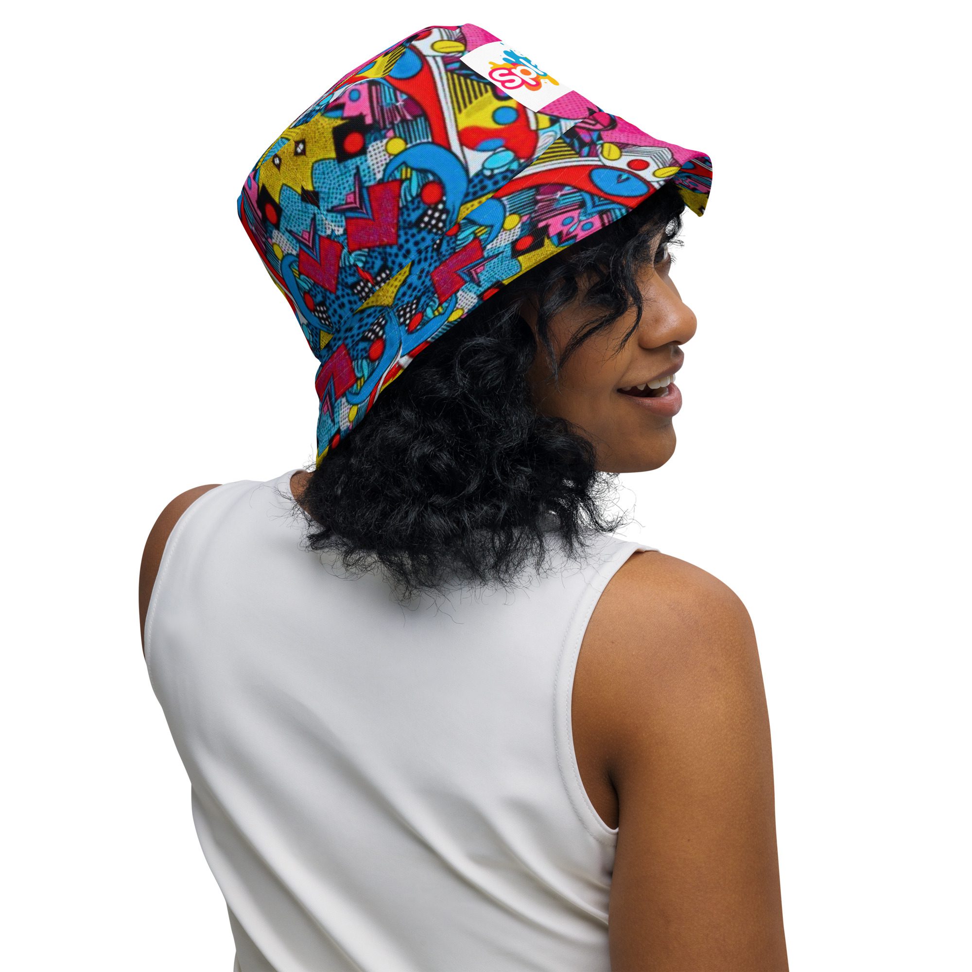 Pixel Pop Fever — Reversible Bucket Hat - Image 7