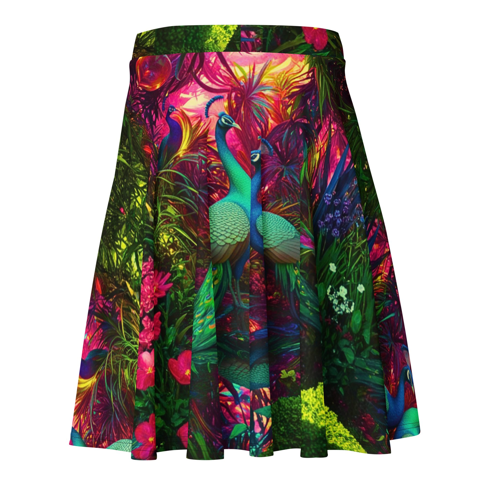 SG’s Mardi Gras Jewel Garden – All-Over Print Skater Skirt - Image 8