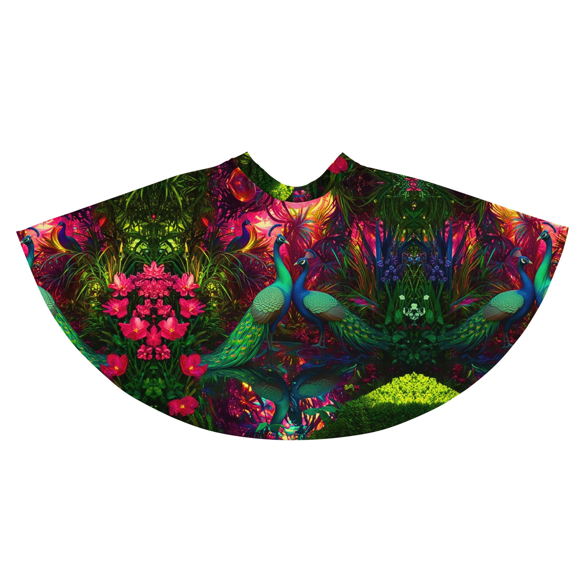 SG’s Mardi Gras Jewel Garden – All-Over Print Skater Skirt - Image 9