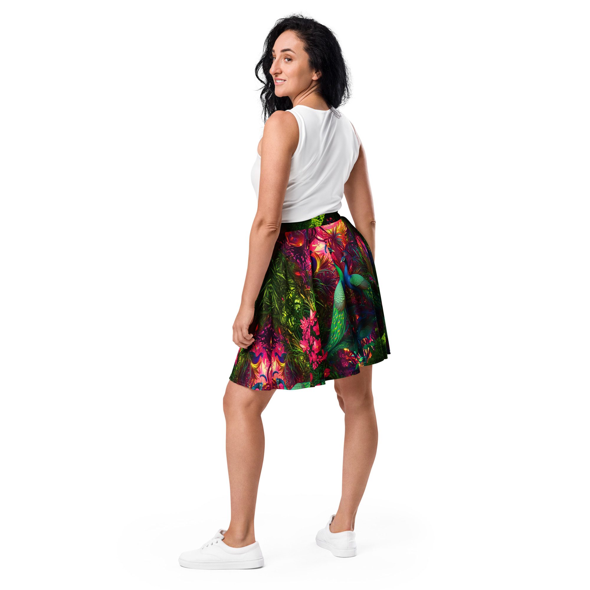 SG’s Mardi Gras Jewel Garden – All-Over Print Skater Skirt - Image 19