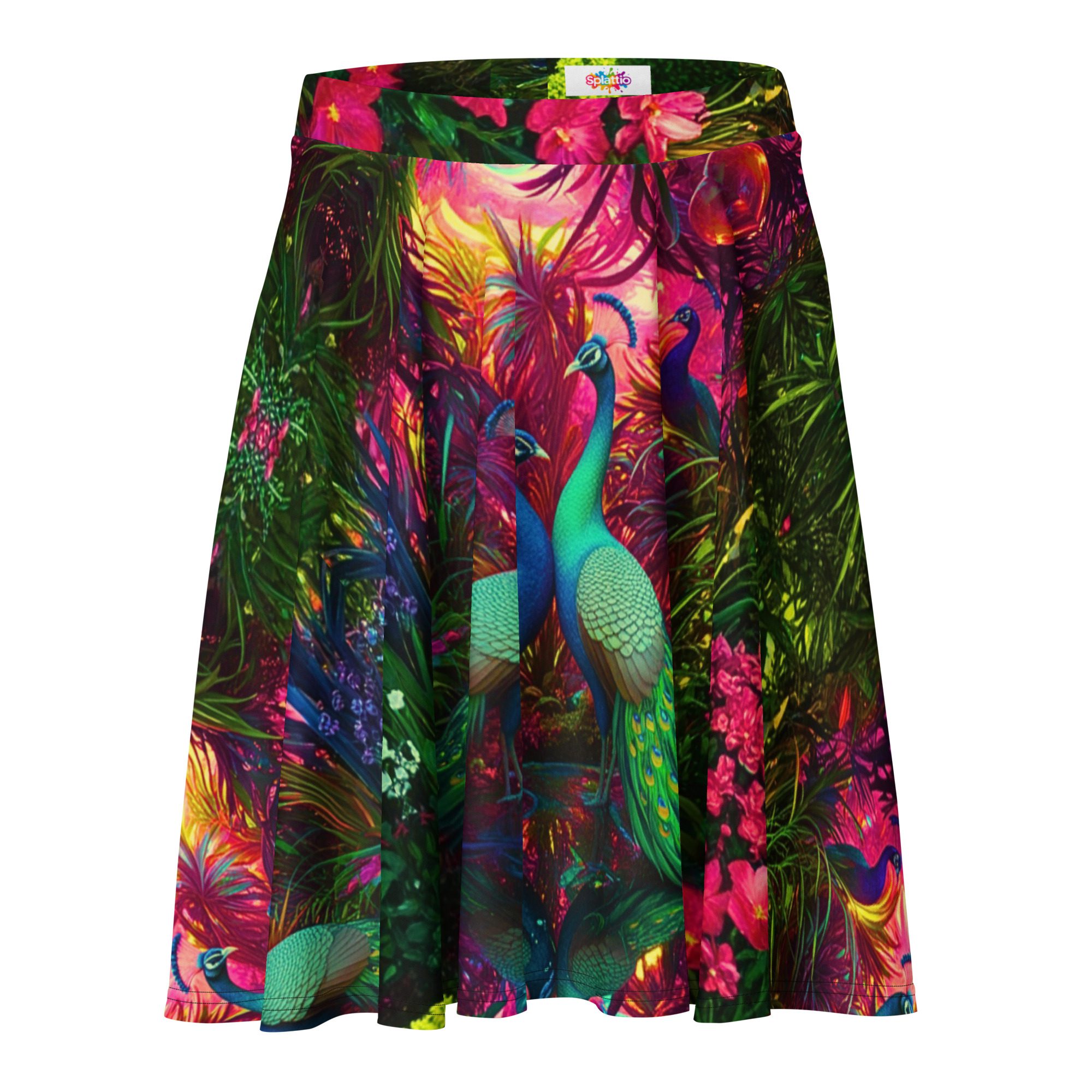 SG’s Mardi Gras Jewel Garden – All-Over Print Skater Skirt - Image 13