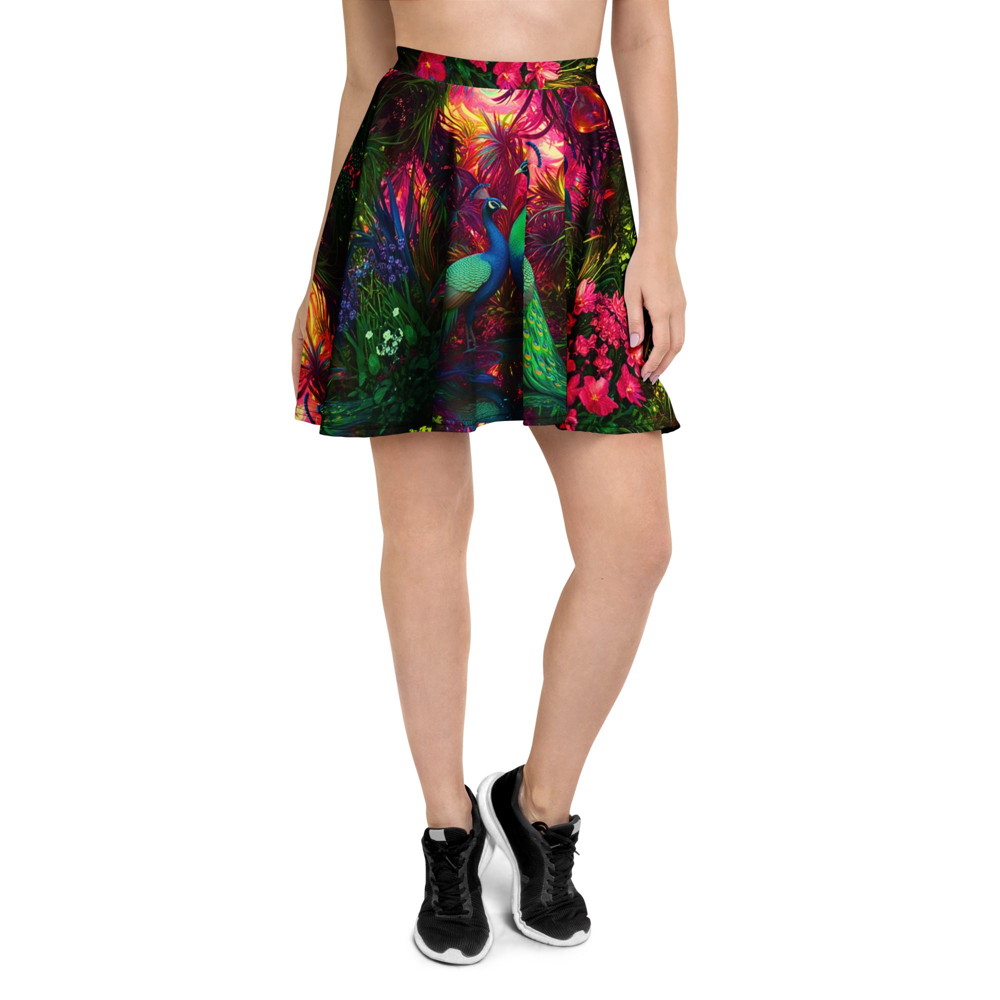SG’s Mardi Gras Jewel Garden – All-Over Print Skater Skirt - Image 15