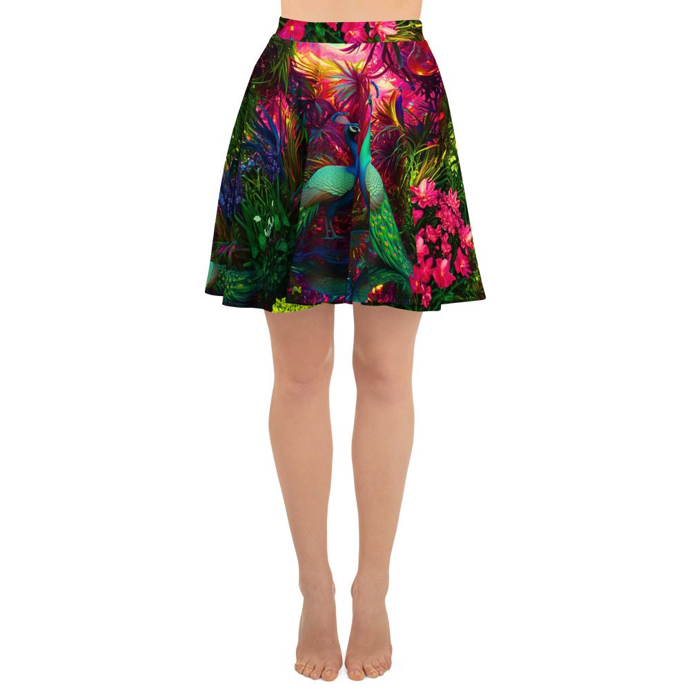 SG’s Mardi Gras Jewel Garden – All-Over Print Skater Skirt - Image 16