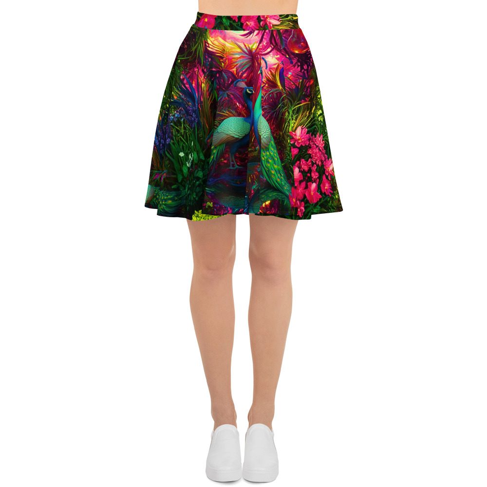 SG’s Mardi Gras Jewel Garden – All-Over Print Skater Skirt - Image 17