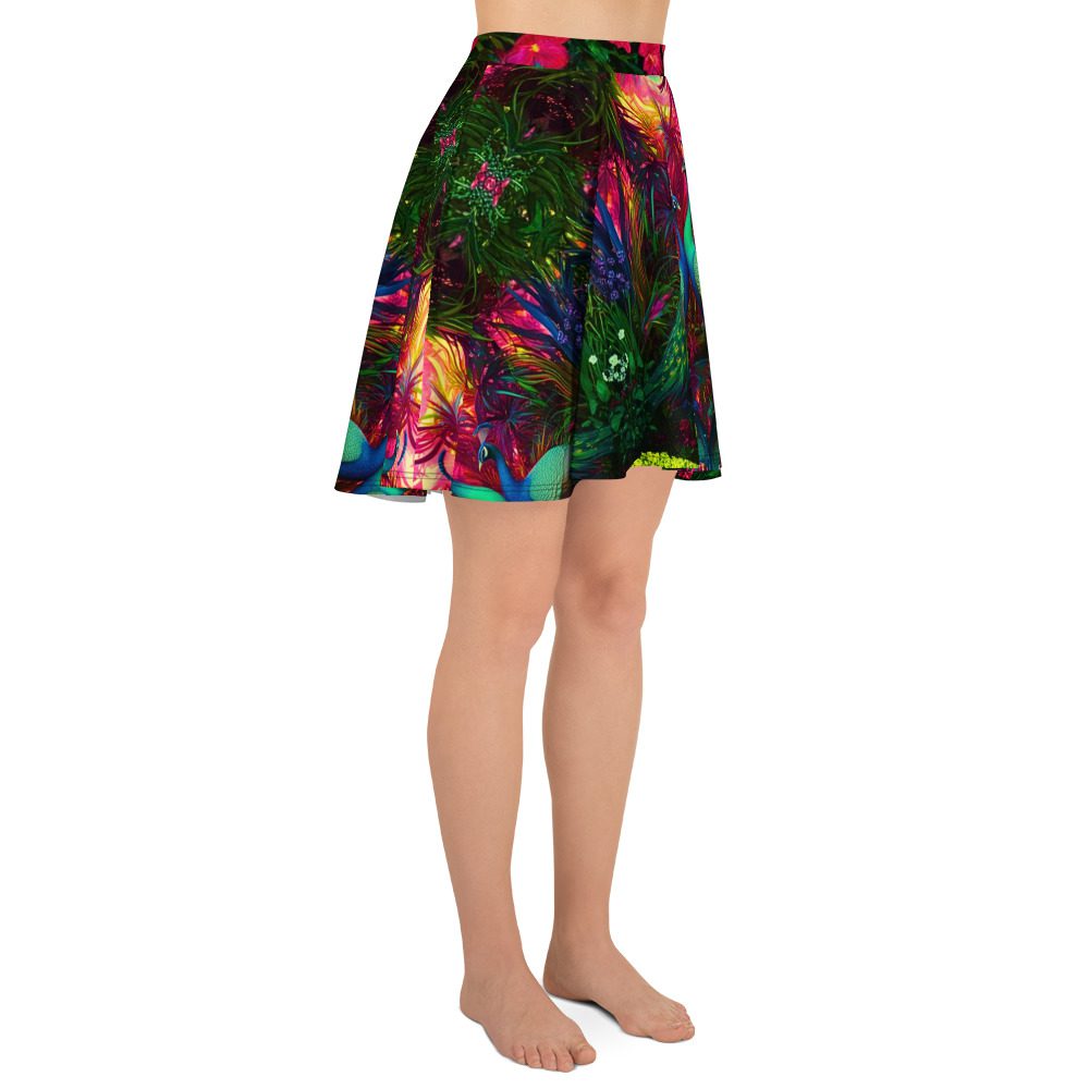 SG’s Mardi Gras Jewel Garden – All-Over Print Skater Skirt - Image 10