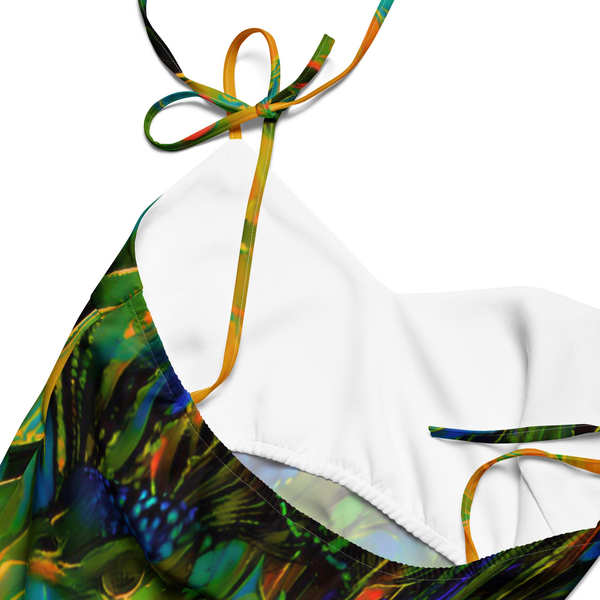 SG’s Mardi Gras’s Peacock of Bourbon Street – Tie-Strap Midi Dress - Image 6