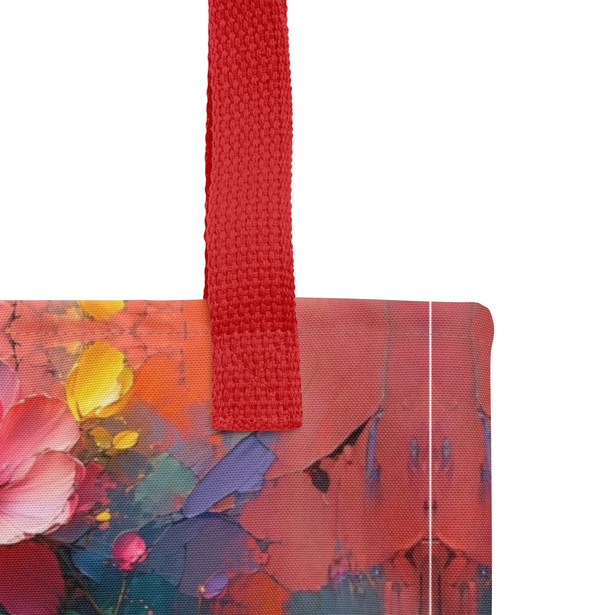 Petals of the Vivid Realm – All-Over Print Tote Bag - Image 11