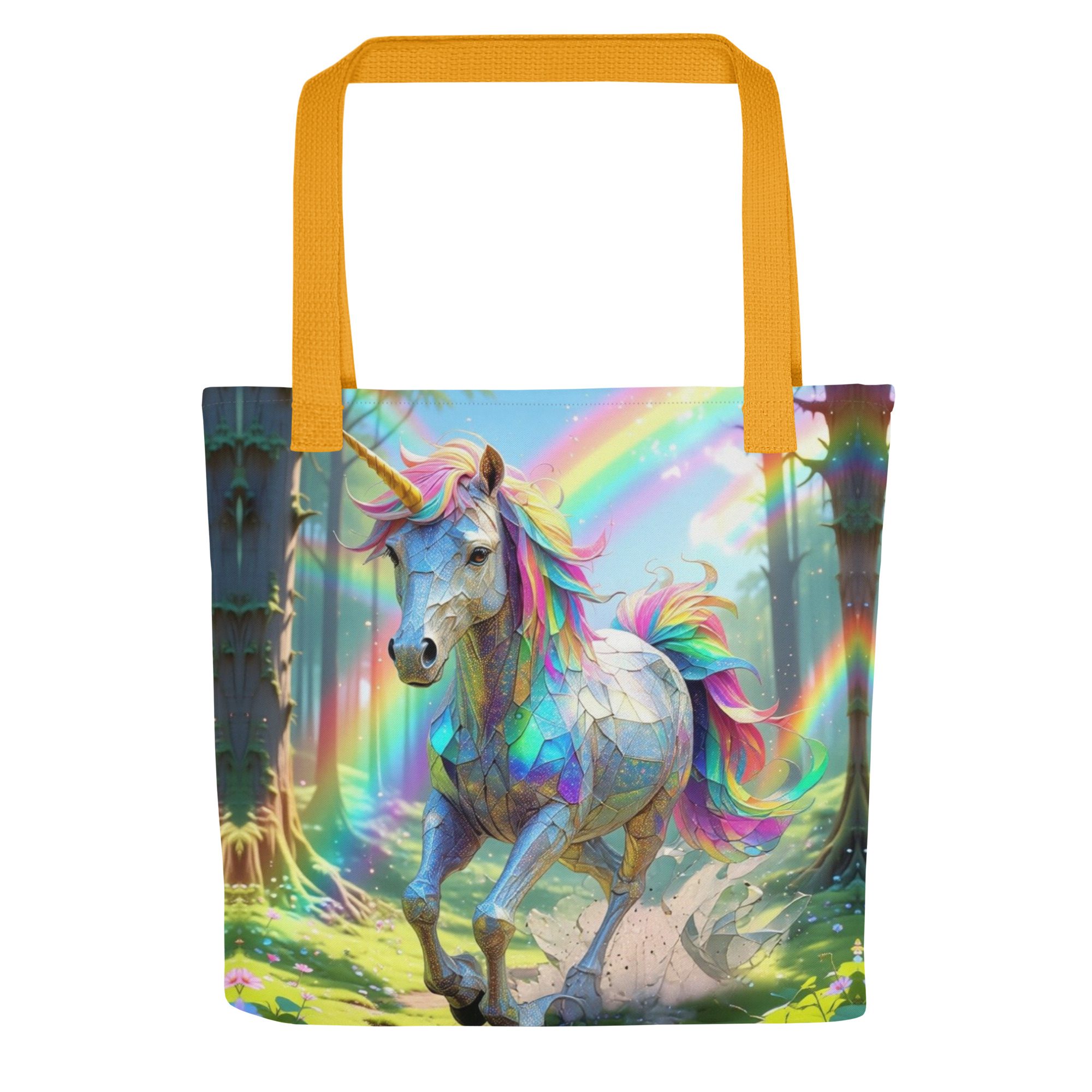 Wildheart’s Starlit Petals of the Vivid Unicorn Realm – Tote Bag - Image 19