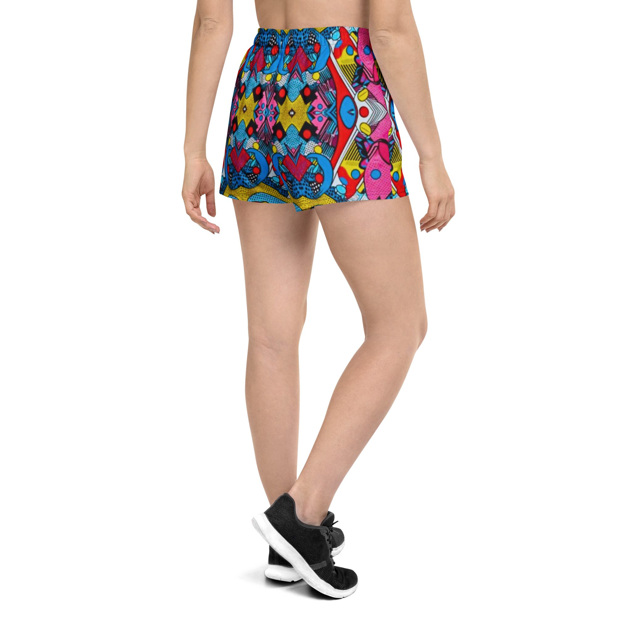 Pixel Pop Fever — All-Over Print Unisex Athletic Shorts - Image 12