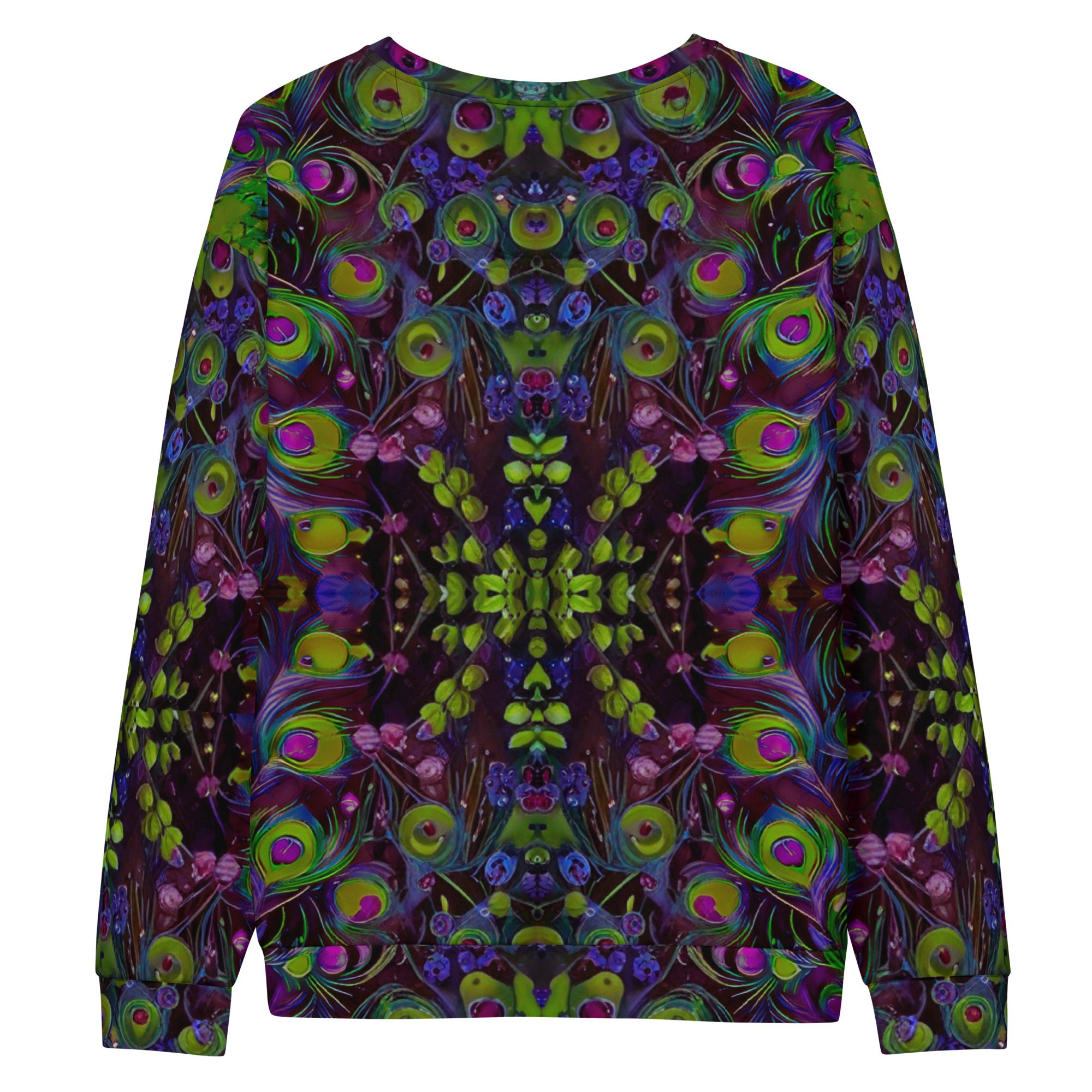SG’s Vivid Featherstorm – Unisex Cotton Sweatshirt - Image 10