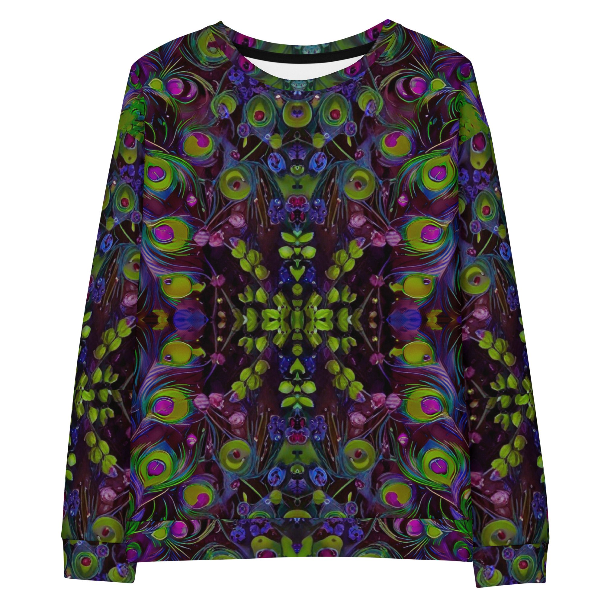 SG’s Vivid Featherstorm – Unisex Cotton Sweatshirt - Image 9