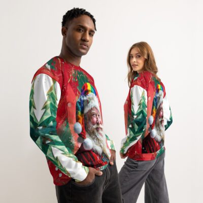 Pride Santa – Unisex Cotton Sweatshirt