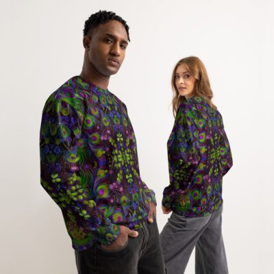 SG’s Vivid Featherstorm – Unisex Cotton Sweatshirt