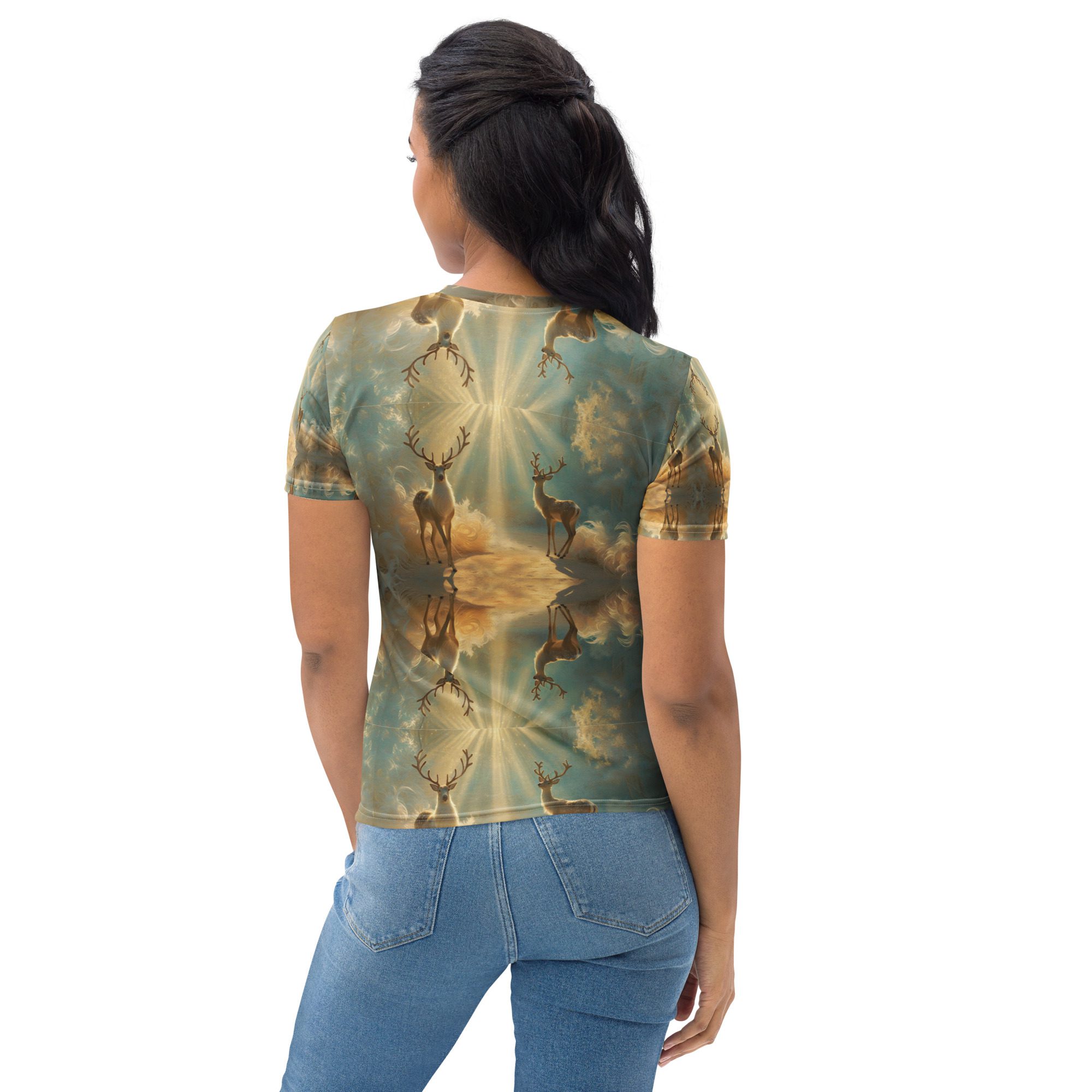 Dreamscape’s Celestial Realm – Women’s T-Shirt - Image 4