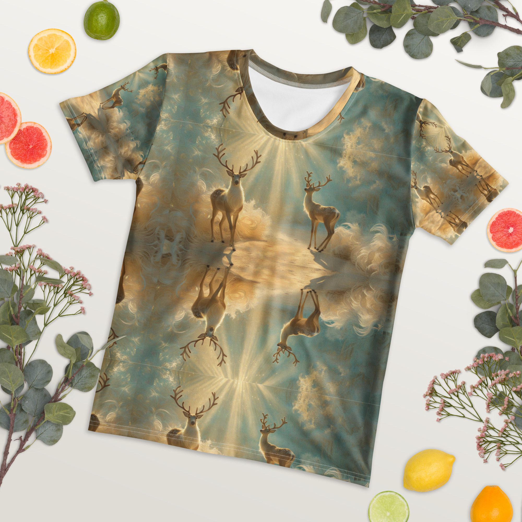 Dreamscape’s Celestial Realm – Women’s T-Shirt - Image 9