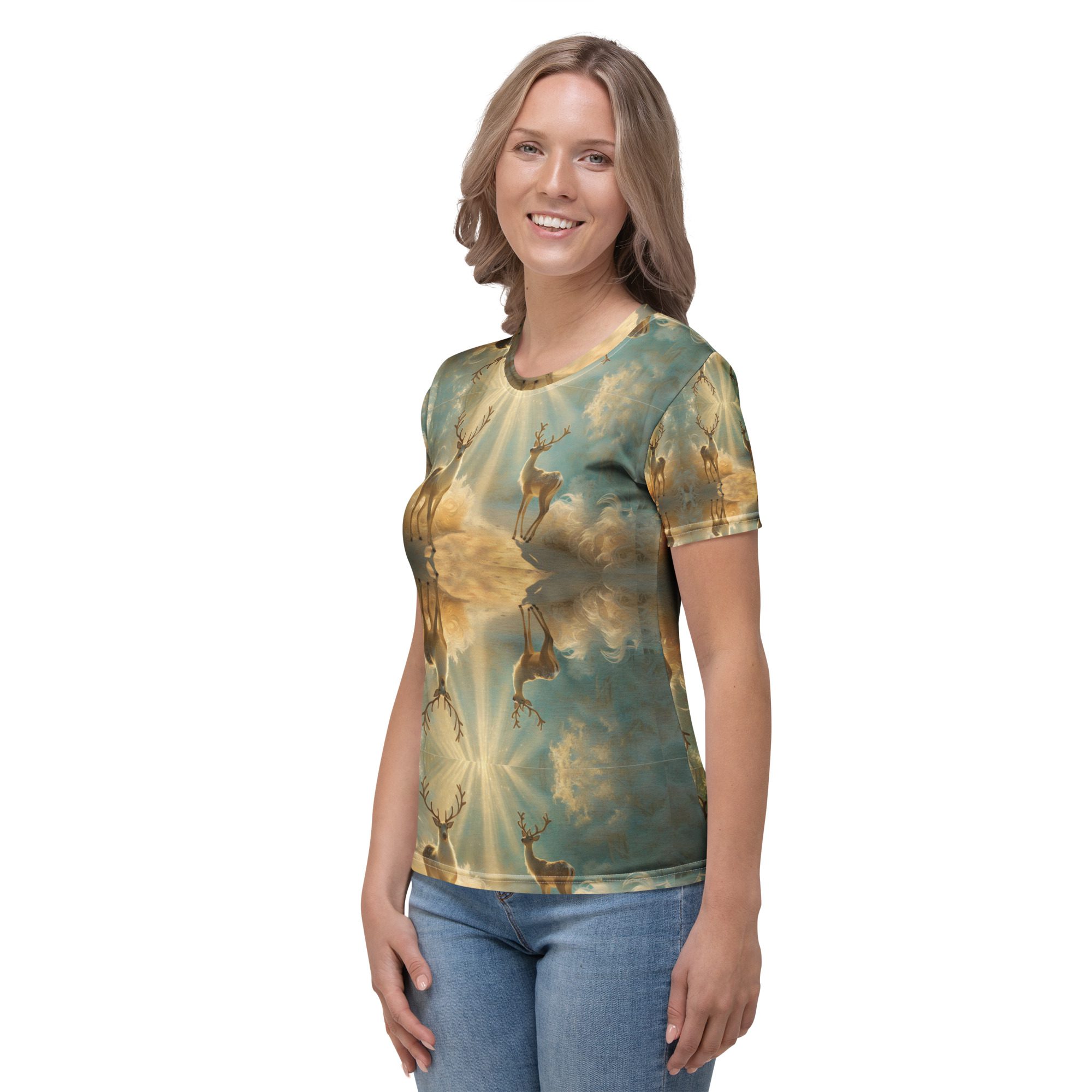Dreamscape’s Celestial Realm – Women’s T-Shirt - Image 6