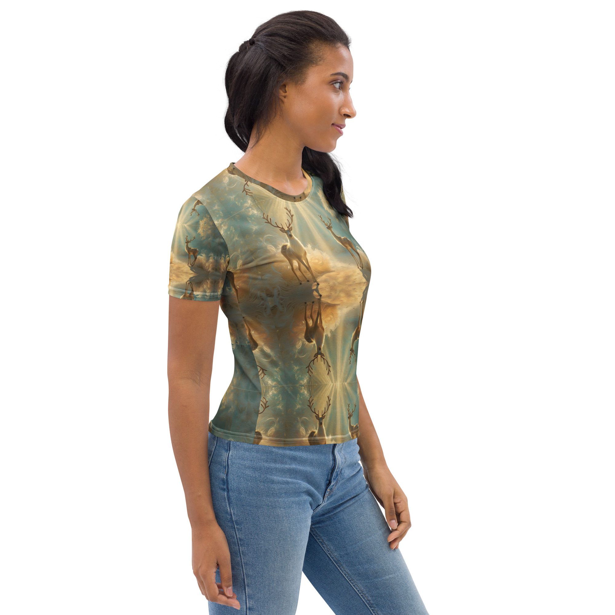 Dreamscape’s Celestial Realm – Women’s T-Shirt - Image 2